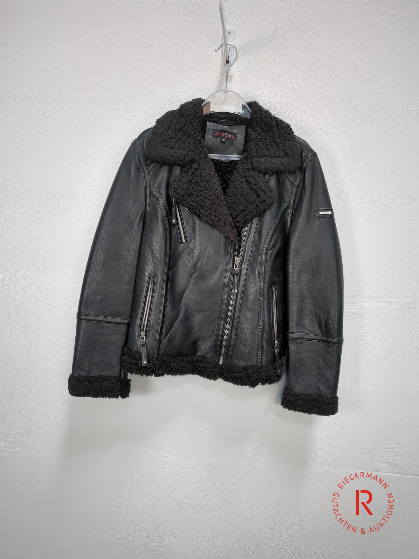 DAMEN LEDERJACKE GRÖSSE 40